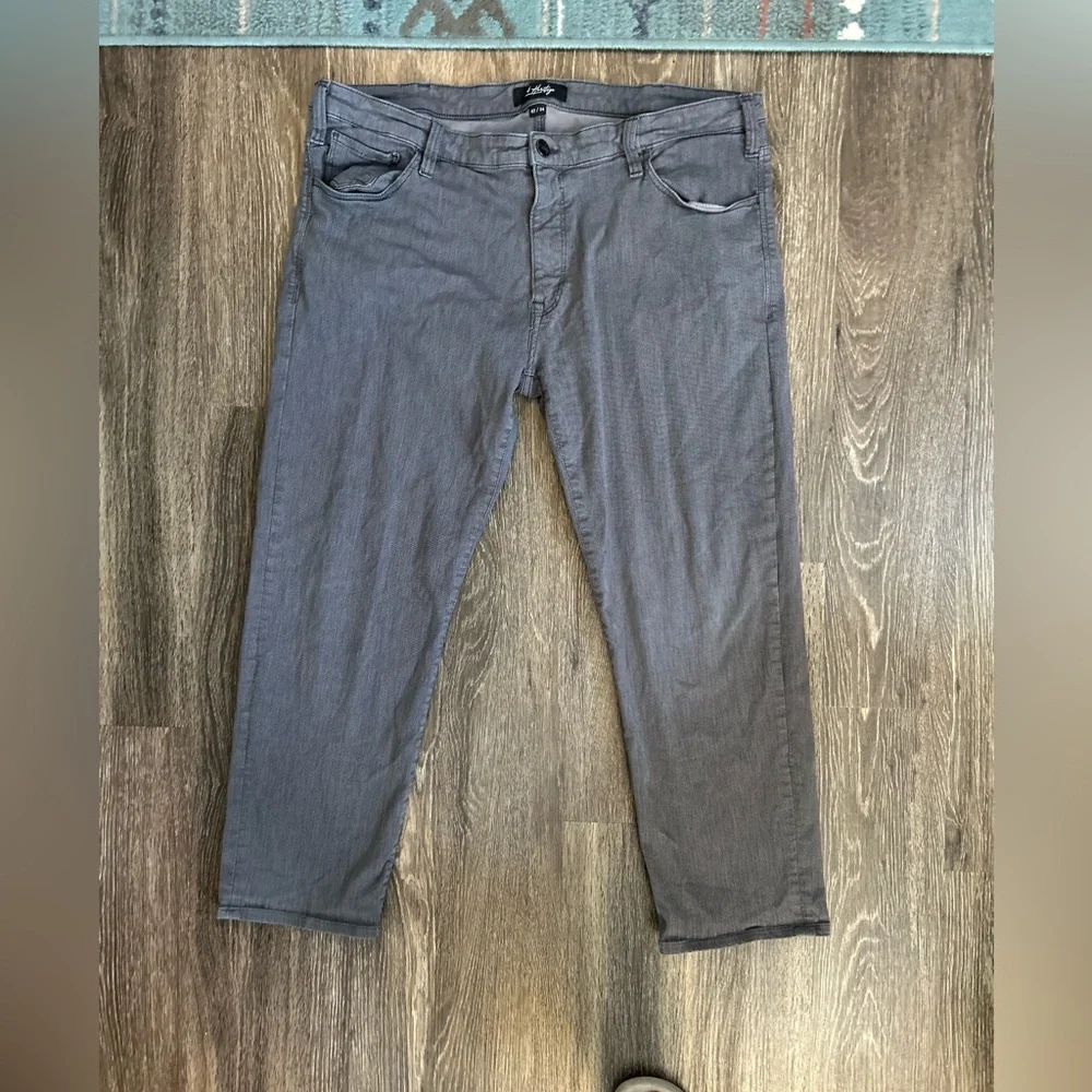 34 Heritage Men's Charcoal Relaxed Jeans 42 x 34
